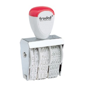 ตรายางลงวันที่หมึกในตัว โทรแดท รุ่น TR-4810