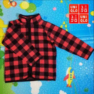 เสื้อfleece กันหนาวเด็กบางเบาใส่สบาย แบลน Uniqlo