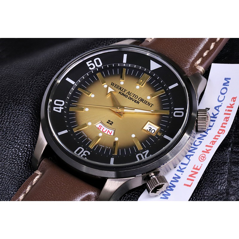 (แถมกล่องแบบพกพา) นาฬิกา Orient King Diver Limited Edition รุ่น RA-AA0D04G