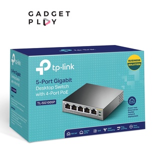 [กรุงเทพฯ ด่วน 1 ชั่วโมง]  Tp link TL-SG1005P 5-Port Gigabit Desktop Switch with 4-Port PoE