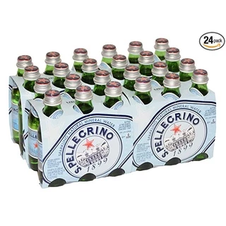 📌ส่งฟรี🌟พร้อมส่ง🌟San Pellegrino Sparkling Mineral Water 250 ml glass 24 ขวด ซานเพลลีกรีโน น้ำแร่ธรรมชาติชนิดมีฟอง