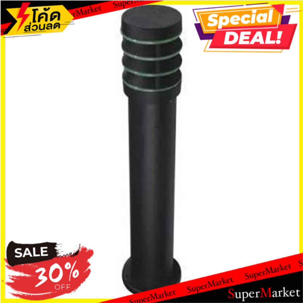 🔥สินค้าขายดี!! ไฟทางเดิน XG5205/60ซม. CARINI AL/GS MD ดำ 1L ไฟสนาม GARDEN LAMP XG5205/60CM CARINI AL
