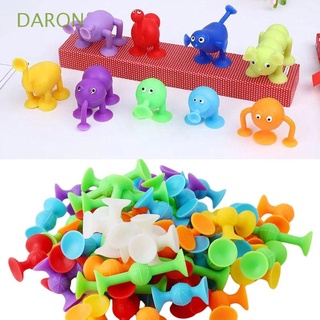 DARON Creative Gifts Little Suckers Fun Game Building Blocks Assembled Sucker Construction Toys DIY Kids Gifts Girl&amp;Boy Soft Silicone Sucker Suction Cup Toys