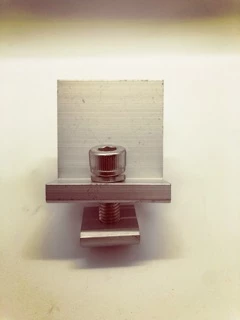 End Clamp 30,35mm. ยึดริมแผง ใช้ยึดปิดท้ายแผงโซล่าเซลส์