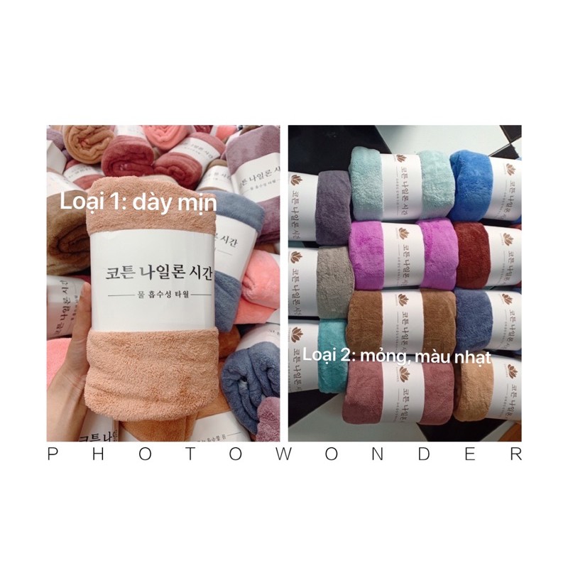 COMBO 3 ชิ้นพรีเมี่ยมเกาหลี T8 35*75 ซม. ผ้าเช็ดตัว C20