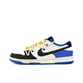 【พร้อมส่ง ของแท้ 100%】Nike SB Dunk Low Vibe custom made  ผ้าใบ รองเท้าวิ่ง