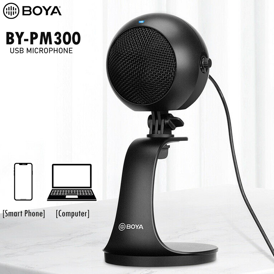 BOYA BY-PM300 USB Condenser Recording Microphone For Smartphone Computer