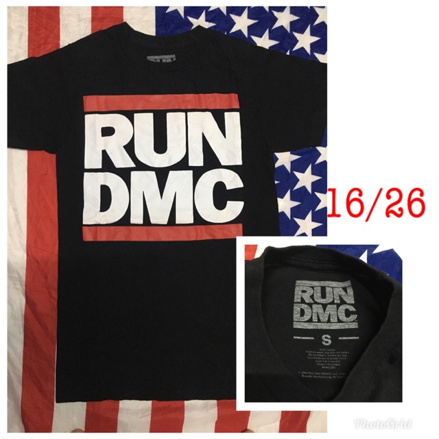 เสื้อยืดวง RUN DMC งานแท้ 100%