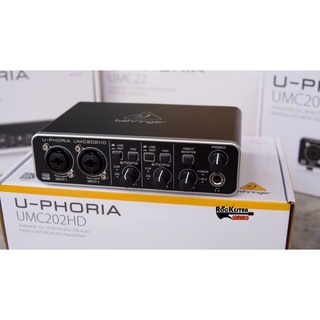 Behringer UMC202HD Audio Interface ออดิโออินเตอร์เฟส 2 Channel รับประกัน 1 ปี