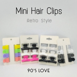 Mini Hair Clips Retro Style 90S lover กิ๊บติดผมลุค 90