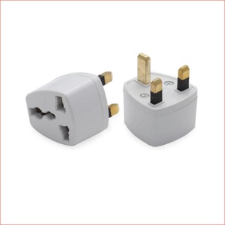 ปลั๊กแปลง 3 ขา ต่างประเทศ US EU AU UK HK AC Travel Charger Adapter Connector UK