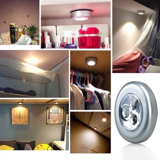 โคมไฟติดผนัง 3LED แบบสัมผัส สำหรับห้องน้ำ ห้องครัว
