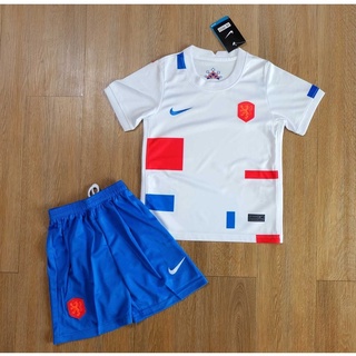 ชุดบอลเด็ก เนเธอแลนด์ Netherlands Kit 2022/23 AAA (TTพร้อมส่ง)