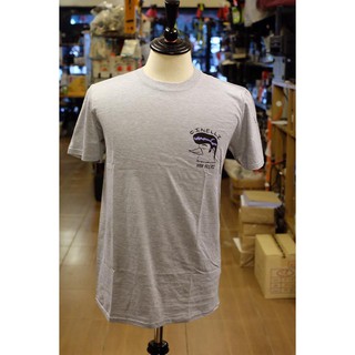 (ลดล้างสต๊อก) เสื้อยืด CINELLI T SHIRT สีเทา ข้างหลังลายนกอีกกาดำ