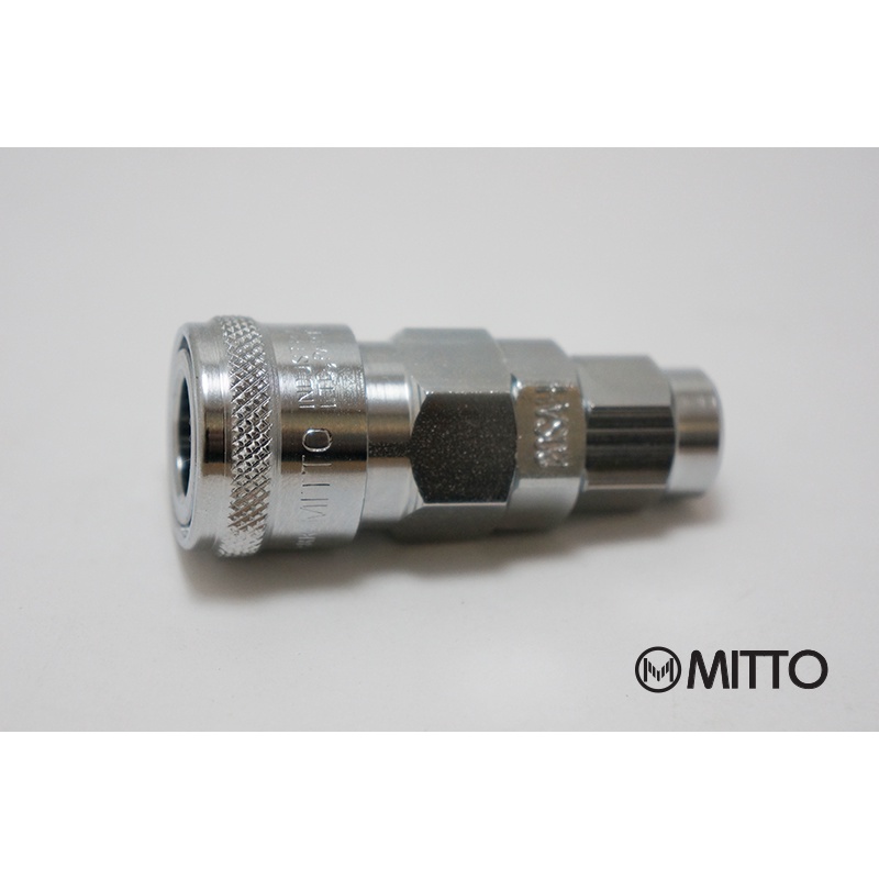 ข้อต่อลม คอปเปอร์ลม น็อตล๊อก สายPU 8x12 mm Hose Air Compressor Quick Coupler Connector Steel 30-SAH