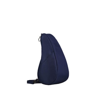 Healthy Back Bag กระเป๋าสะพาย ผ้าไมโครไฟเบอร์ สี Mid-Night Blue ขนาด Large Baglett กระเป๋าเพื่อสุขภาพ น้ำหนักเบา