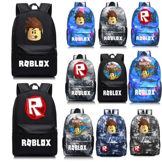 กระเป๋าเป้สะพายหลัง กระเป๋านักเรียน พิมพ์ลาย Roblox สําหรับเด็ก