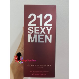 Carolina Herrera 212 Sexy Men Edt 100ml. ( กล่องขาย ไม่ซีล )