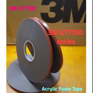 3M GT7100 series" 3M GT7108 " กาวอะคริลิกสีเทา ประสิทธิภาพสูง ยึดถาวร รวดเร็ว แข็งแรง ทนทาน ในร่มและกลางแจ้ง กันน้ำ VHB