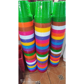 กระถางสีพาสเทล คละสี แพคละ 10 ใบ และ 5 ใบ ขนาด 6 และ 8 นิ้ว