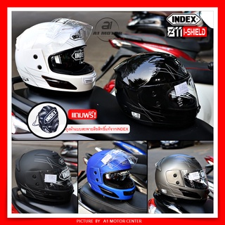 หมวกกันน็อคเต็มใบ INDEX รุ่น 811 i-shield หน้ากาก 2 ชั้น ใช้…