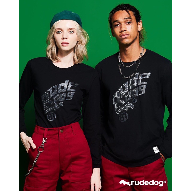 🔥ลดล้างสตอก Rudedog Hammer Text  เสื้อยืด แขนยาว  ผ้ายืด ผ้านุ่ม ของแท้ ของใหม่ มือ1