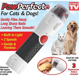 Paw Perfect เครื่องตะไบเล็บสัตว์ไฟฟ้า เครื่องตัดเล็บหมาไฟฟ้า  ปรับระดับได้ 3 ระดับ