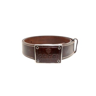 เข็มขัด Gucci Belt with Logo sz 95 38 มือ 2 ของแท้