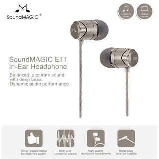 SoundMagic E11 หูฟังในตำนานรุ่นพัฒนาต่อยอดจาก E10