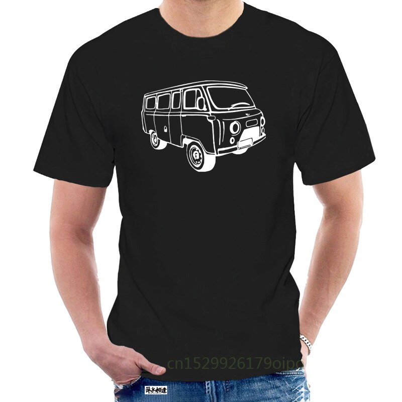 เสื้อยืด Uaz 452 Minibus Uaz 3741 Russian Car สําหรับผู้ชาย 011161 @106457