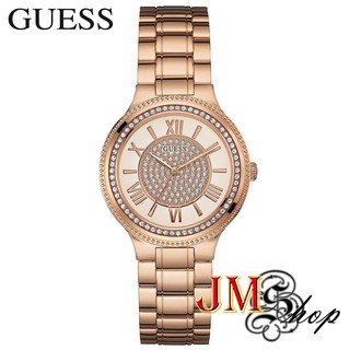 GUESS Madison นาฬิกาข้อมือผู้หญิง สายสแตนเลส รุ่น W0637L3 (Rose Gold)