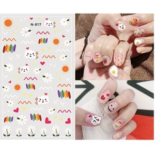 สติ๊กเกอร์ติดเล็บลายการ์ตูนน่ารักๆ