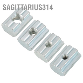 Sagittarius314 น็อตสไลด์ เหล็กคาร์บอน ชุบสังกะสี อุปกรณ์เสริม สําหรับโปรไฟล์อลูมิเนียม 20 ชิ้น