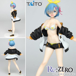 Model Figure งานแท้ Original ฟิกเกอร์ Taito Re Zero Starting Life in Another World รีเซทชีวิต ฝ่าวิกฤตต่างโลก Rem เรม