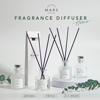 ก้านไม้หอม น้ำหอมปรับอากาศ Diffuser ขนาด50ml. 1 ขวด:ต่อขนาดห้อง 15-20 ตรม. ฟรีก้านไฟเบอร์