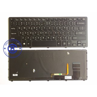 SONY Keyboard คีย์บอร์ด SONY VAIO SVF14N TH-EN สีดำ