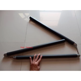 กระบอง 3 ท่อนหุ้มโฟม กระบองสามท่อนหุ้มโฟม 三节棍 three section staff ขนาด 60 x 60 x 60 ซม.