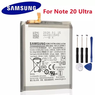 Original Samsung Note 20 Ultra Note20 Ultra แบตเตอรี่ Samsung EB-BN985ABY แบตเตอรี่4500MAh สำหรับ Samsung NOTE 20 Ultra
