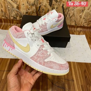 Nike Air Jordan 1 Low GS Paint Drip(size36-40)