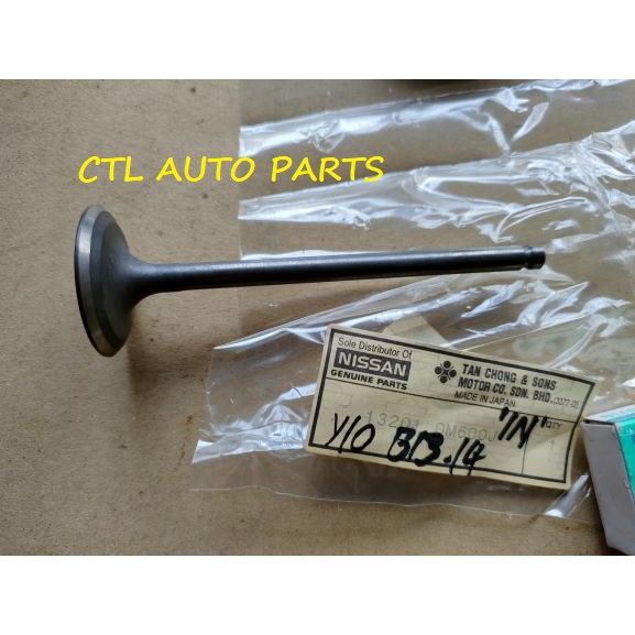 NISSAN AD RESORT-Y10 SENTRA-B13 B14 ENGINE VALVE INTAKE ราคาสําหรับ 1 ชิ้น 13201-57Y00/0M600