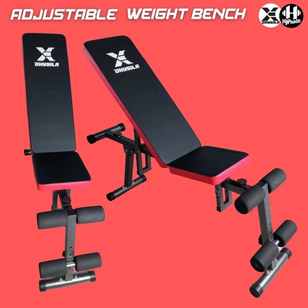 ม้านั่งยกน้ำหนัก ม้านั่งบริหารร่างกาย เก้าอี้ยกน้ำหนัก Adjustable Weight Bench ม้าซิทอัพ ม้านอนยกดัมเบล《05》
