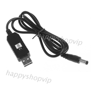 H.S.V Usb Dc 5v To Dc 12v 2 . 1x5 . 5 mm Male Step - Up อะแดปเตอร์แปลงสายเคเบิ้ล