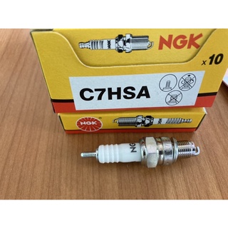 หัวเทียน NGK C7HSA 1หัว Wave-Z ,100 ,Spark ,Smash ของแท้ 100%