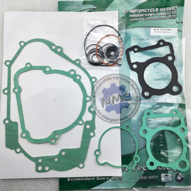 ประเก็น klx150 klx150bf dtx150 d-tracker150 ประเก็นชุดใหญ่ kawasaki klx150 klx150bf dtx150 d-tracker150 ราคา ถูกที่สุด ดีลบีเคเค แกลเลอรีภาพที่ 2