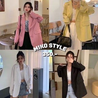 พร้อมส่งจากไทย MIKO STYLE - BAMMY BLAZER 🎟️ ใส่โค้ด WYHZPK ลดเหลือ 305.-