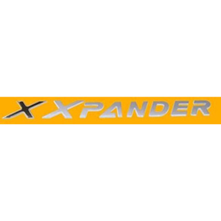 logo X pander โลโก้ เอ็กซ์แพนเดอร์ ชุปโครเมี่ยม ติดฝากระโปรงหน้า ฯลฯ (มีตัว X ให้เลือกในชุด 2 ชิ้น)