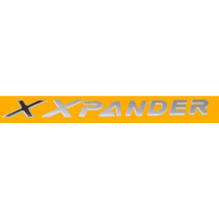 logo X pander โลโก้ เอ็กซ์แพนเดอร์ ชุปโครเมี่ยม ติดฝากระโปรงหน้า ฯลฯ (มีตัว X ให้เลือกในชุด 2 ชิ้น)