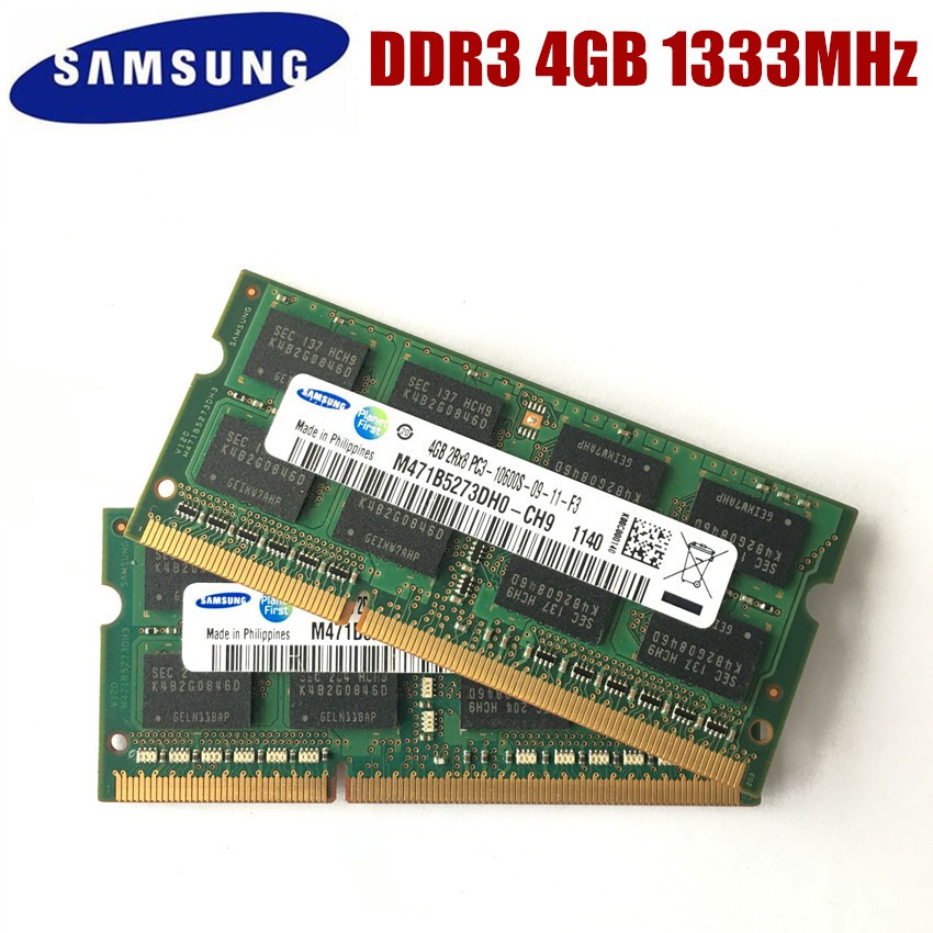 Samsung RAM โมดูลหน่วยความจําแล็ปท็อป 2G/4G 1333MHZ 4G/8G 1600MHZ Lenovo G470 E460 G480 Y410p G50-8 