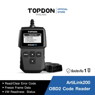 TOPDON เครื่องอ่านรหัส OBD2 รุ่น ArtiLink200