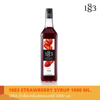 1883 น้ำเชื่อมกลิ่นสตรอเบอร์รี่ 1000 มล.(1883 STRAWBERRY SYRUP 1000 ml.)